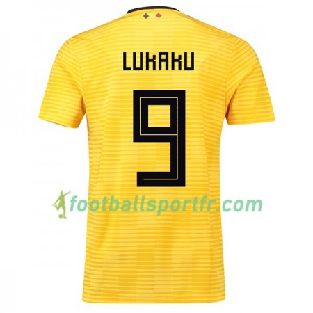 Tenue Belgique Lukaku 9 Exterieur Coupe du monde 2018 Maillot de Foot